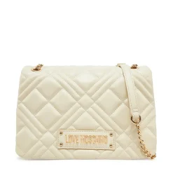 Borsa a Spalla e a Tracolla LOVE MOSCHINO linea Quilted Trapuntata Avorio