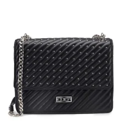 Borsa a Spalla e Tracolla CULT linea Bessie Nera con Borchie