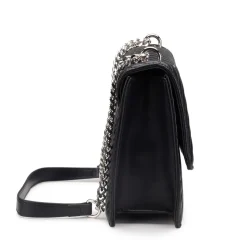 Borsa a Spalla e Tracolla CULT linea Bessie Nera con Borchie