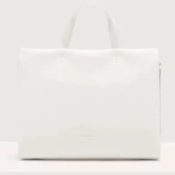 Borsa Donna a Mano COCCINELLE in Pelle linea Boheme Large colore Brillant White