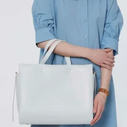 Borsa Donna a Mano COCCINELLE in Pelle linea Boheme Large colore Brillant White