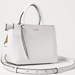 Borsa Donna a Mano COCCINELLE in Pelle linea Arlettis Medium Colore Brillant White