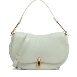 Borsa Donna a Mano con Tracolla COCCINELLE linea Magie Soft Medium in Pelle colore Celadon Green
