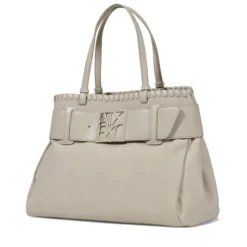 Borsa Donna a Mano con Tracolla ARMANI EXCHANGE colore Valley con Bordo Intrecciato