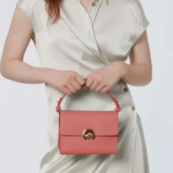 Borsa Donna a Mano con Tracolla COCCINELLE in Pelle linea Binxie Small colore Pot