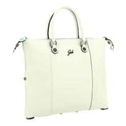 Borsa Donna a Mano con Tracolla GABS G3 PLUS Medium in Pelle Martellata Verde Colonia