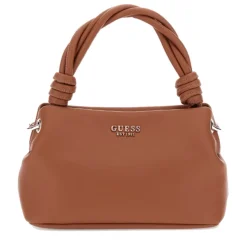 Borsa Donna a Mano GUESS Linea Sansa Colore Cognac