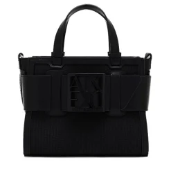 Borsa Donna a Mano Intrecciata ARMANI EXCHANGE colore Nero Misura Piccola