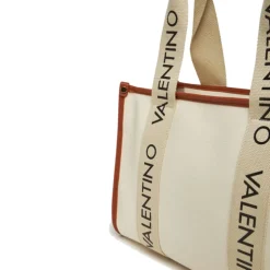 Borsa Donna a Spalla VALENTINO BAGS linea Candle Colore Naturale - Cuoio