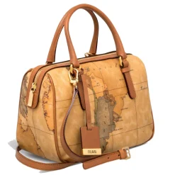 Borsa Donna Bauletto Medio 1A Classe Alviero Martini linea Geo Classic N128 Made in Italy