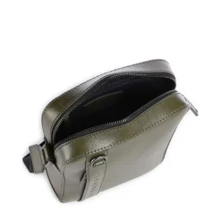 Borsello Small THE BRIDGE linea Giacomo in Pelle Verde Timo