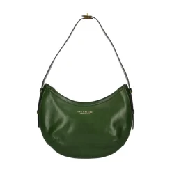 Hobo Bag Media THE BRIDGE linea Federica in Pelle Verde