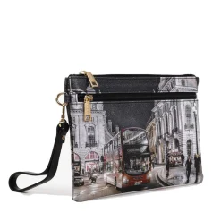 Pochette Media Donna con Zip Y NOT YES-343 London By Night