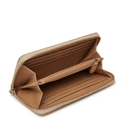 Portafoglio Donna Zip Around Trapuntato LOVE MOSCHINO linea Quilted Metallic Gold