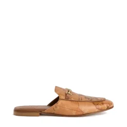 Sabot con Morsetto 1A Classe Alviero Martini in Nappa stampa Geo Classic 1060