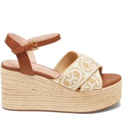 Scarpe Donna COCCINELLE Sandali con Zeppa Colore Cuir Natural - Ecru