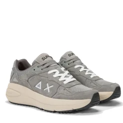 Scarpe Uomo Sun68 Sneakers Jupiter Colore Grigio Scuro - Z44140