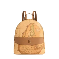 Zaino Donna 1A Classe Alviero Martini linea Heritage Geo colore Geo Classic e Cuoio LC18