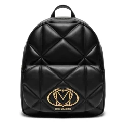 Zaino Donna Trapuntato LOVE MOSCHINO linea Embossed Nero